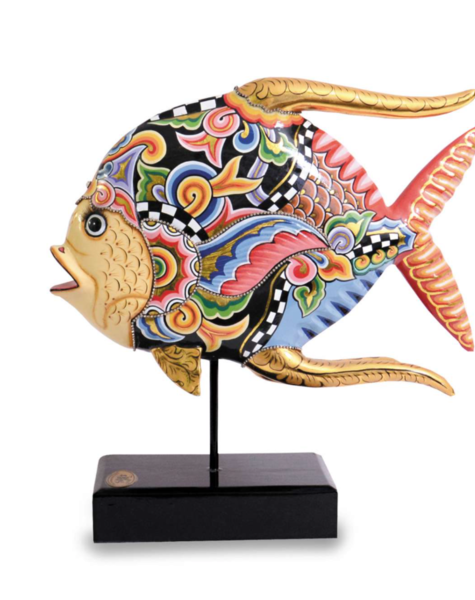 Fisch Skulptur Crazy Colors - H42 cm