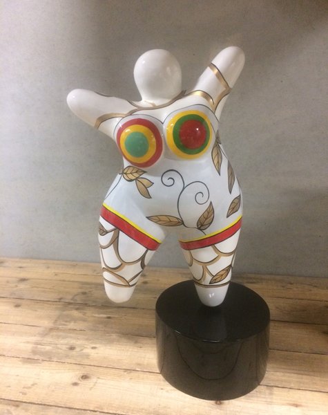 Vrouw beeld Golden Leaves - H60 cm