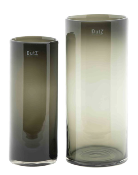 DutZ Smoke glass vases - H30/ H35 cm