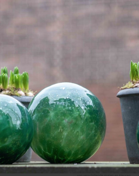 DutZ Gartenkugel Dunkelgrün - H20/ H25/ H30 cm