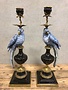 Kerzenhalter Blue Parrots