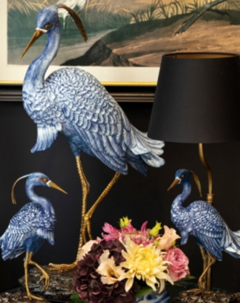 Blaue Reiher - H63 cm