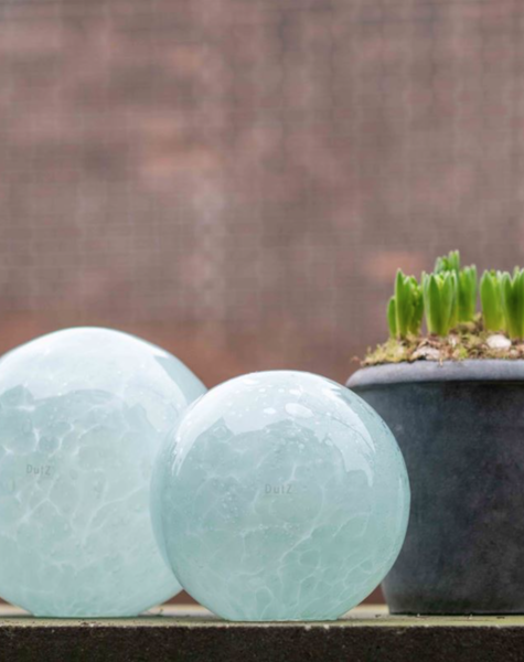 DutZ Dekokugel pale blue  - H20/ H25/ H30 cm