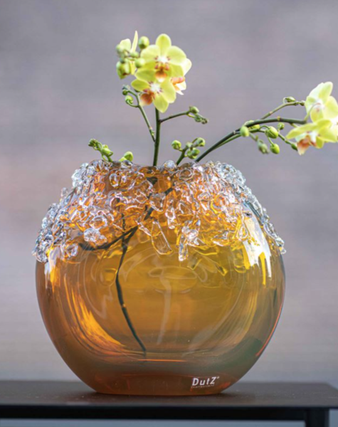 DutZ Vase Bumpy gold - H21 cm
