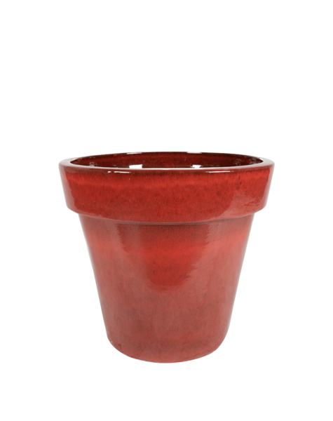 Bloempot rood Marrakesh - H53 cm