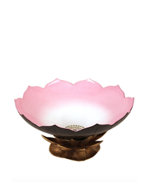 Decoratie schaal Black Lotus - D39 cm