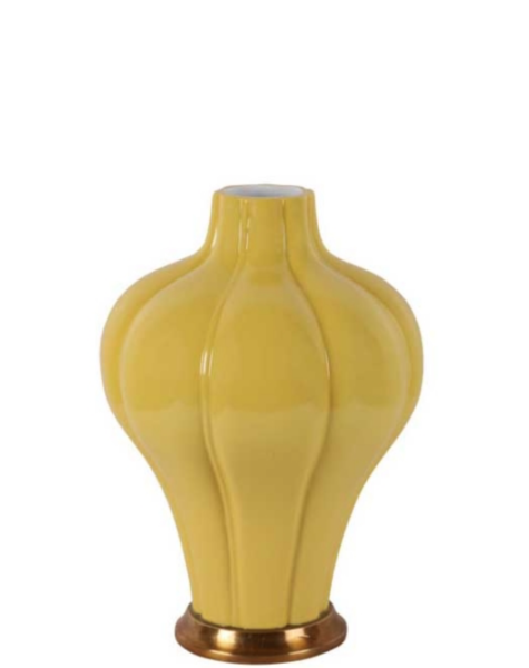 Yellow vase Citrine - H28 cm