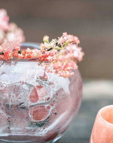 DutZ Vase red chips - D25 cm