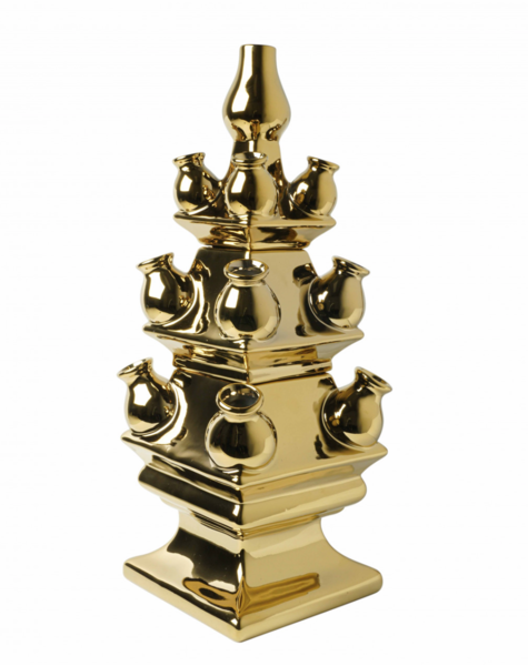 Goldene Vase Cheops - H40 cm