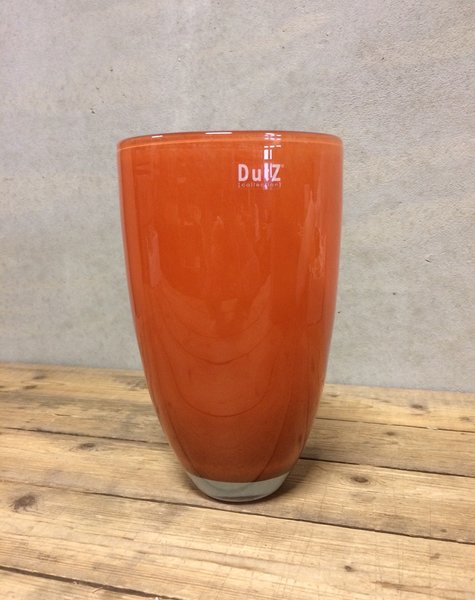 DutZ Flowervase warm orange - H26/ H32 cm