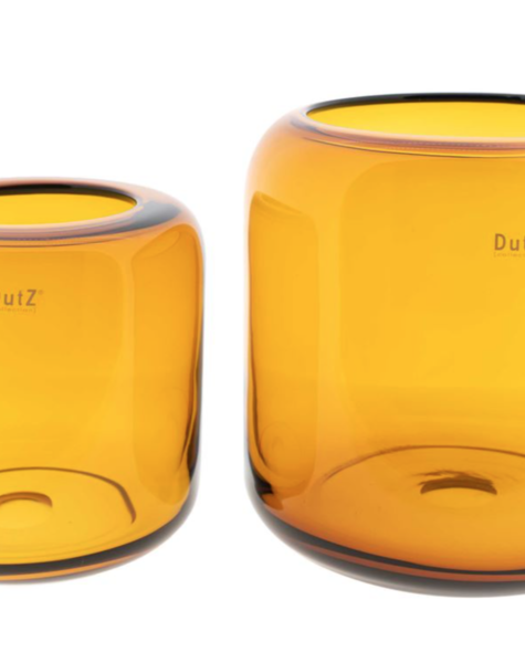 DutZ Vaas Mazurka amber - H21/ H26 cm