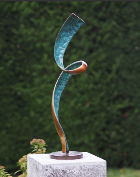 Bronze statue The Spiral - H47 cm