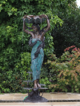 Garden fountain The Water Lady