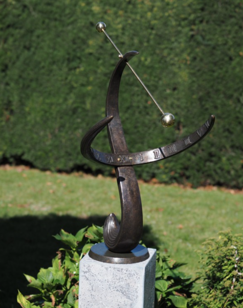 Sonnenuhr bronze - H90 cm