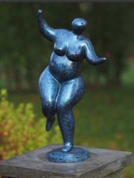 Bronze lady statue