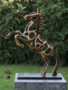 Horse garden statue