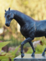 Horse statue bronze