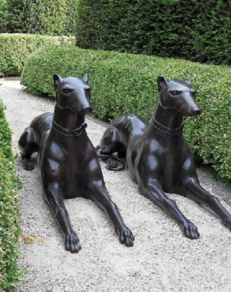Dog statues Doberman - H54 cm