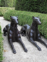 Dog statues Doberman