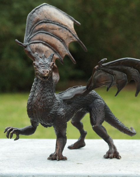 Dragon statue Kur - H30 cm