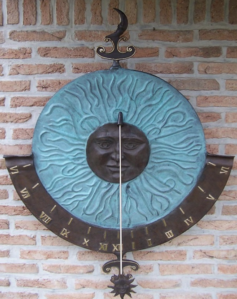 Wall Sundial Simson - D85 cm