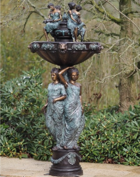 Garden water feature Olympos - H75 cm