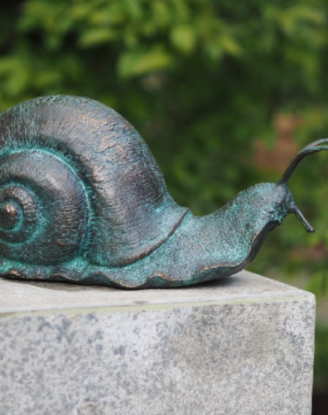 Snail garden statue Gary - H17 cm