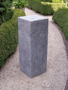 Garden stone column