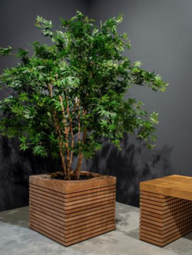 Wood planter Lech