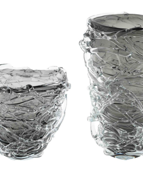 DutZ Graue Vase nest grey - H24/ H42 cm