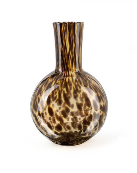 Fidrio Vase Globe Leppard - H40 cm