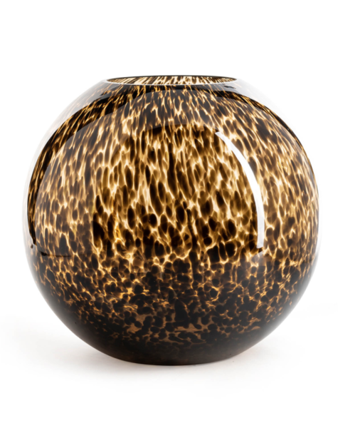 Fidrio Ball vase Leppard - D30 cm