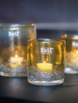 DutZ Teelicht bubbles gold