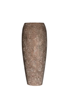 Braune Vase brown Rock