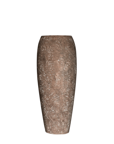 Brown vase brown rock - H150 cm