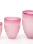 DutZ Glazen vazen fuchsia (Patina)