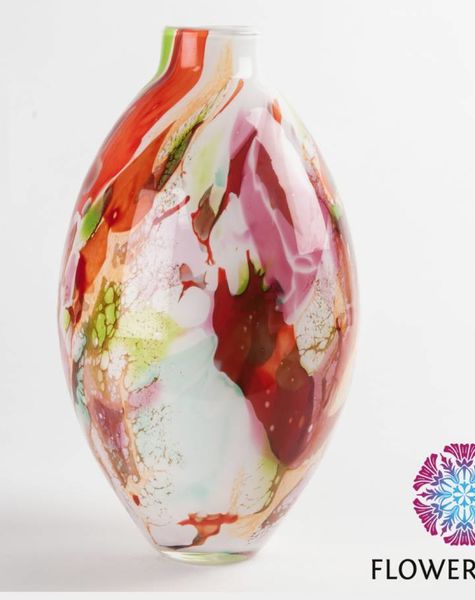 Fidrio Vase Mixed Colors Bottle Mio