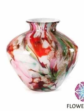 Fidrio Vase Mixed Colors Belly