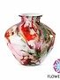 Fidrio Vase Mixed Colors Belly