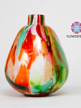 Fidrio Vases Mixed Colors Pear