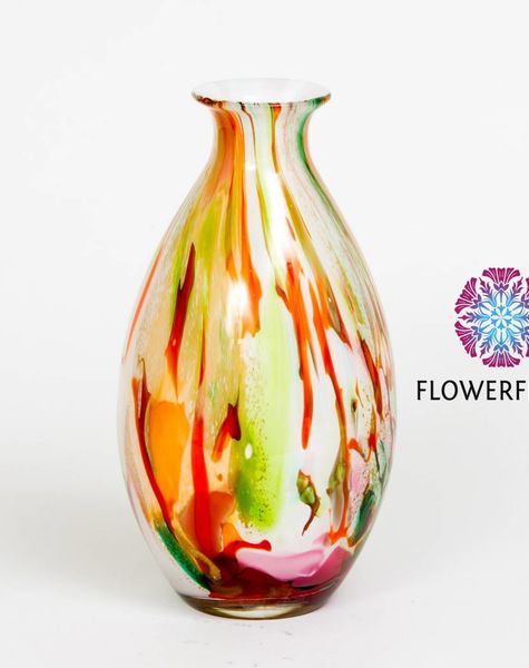 Fidrio Vase Mixed Colors Drop