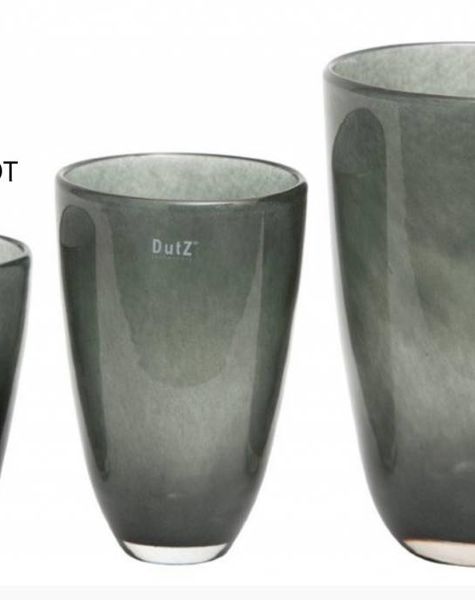 DutZ Flower vases ash grey - H21 /H26/ H32 cm