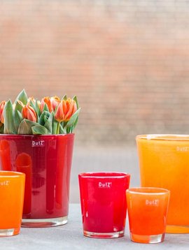 DutZ Conic soft orange vases