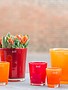 DutZ Conic soft orange vases