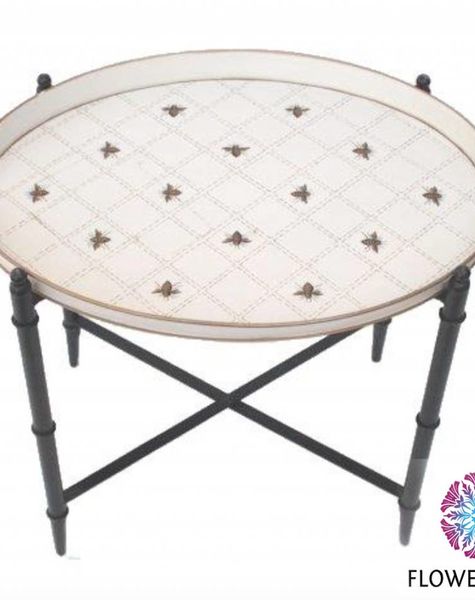 Vintage tafeltje wit