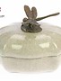 Porcelain box with dragonfly