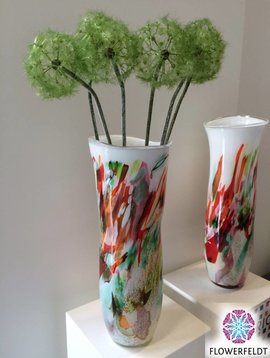 Fidrio Art vase Mixed Colors