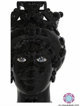 Sicily & More Queen Black Glazed