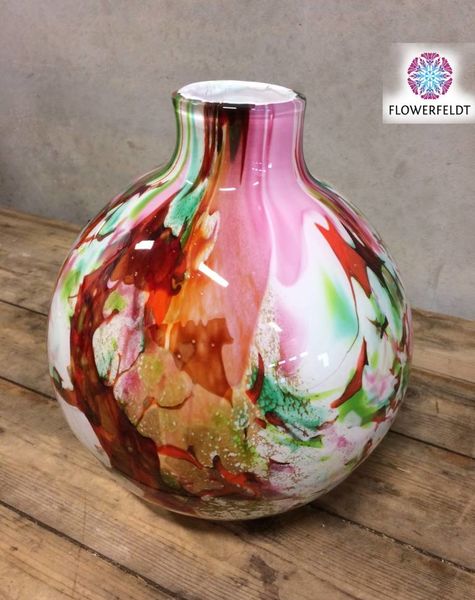 Fidrio Globe vase Mixed Colors Mio