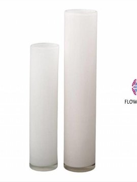 DutZ Cylinder vase tall white